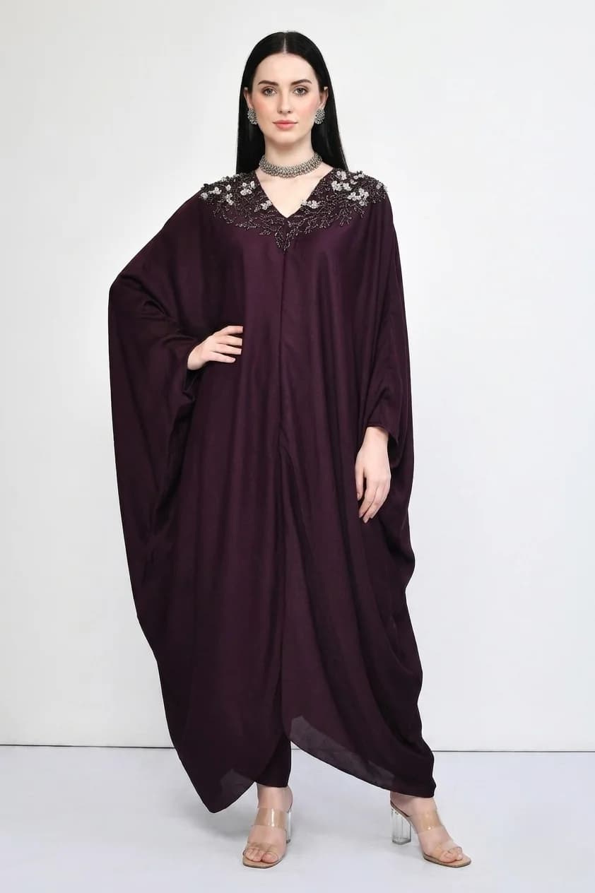 Aubergine Kaftan Tunic
