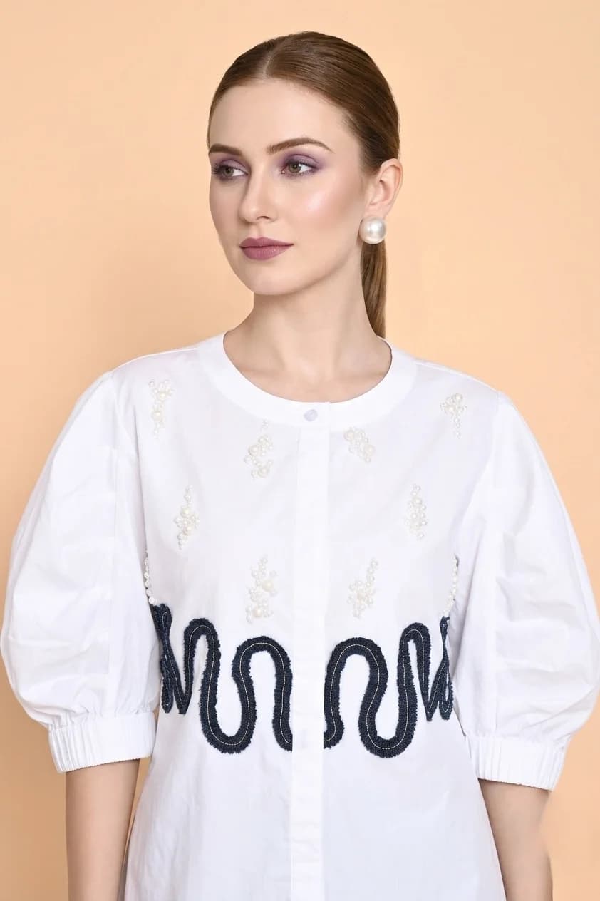 Poplin White Shirt