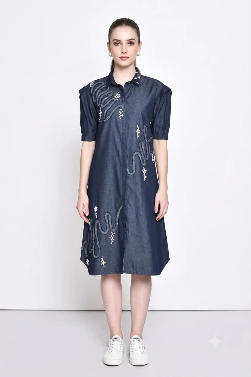 Denim Stylized Sleeves